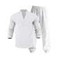 Herren-Freizeit-Set, 2-teilig: Oberteil und Hose