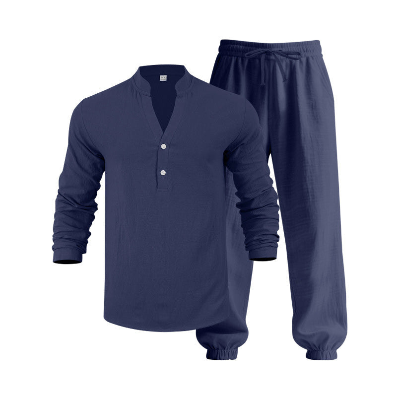 Herren-Freizeit-Set, 2-teilig: Oberteil und Hose