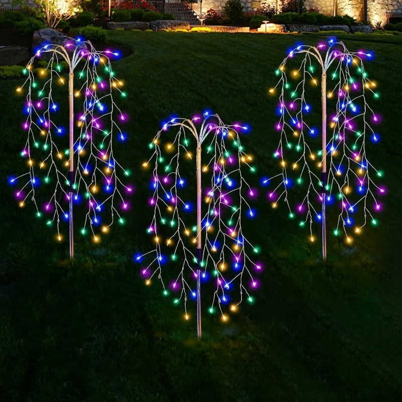 🔥🎆 50% RABATT! Solar-Bodenlampe „Feuerwerk“ – dekorativ, IP55 wetterfest & 8-10h Licht für Garten & Terrasse ✨☀️