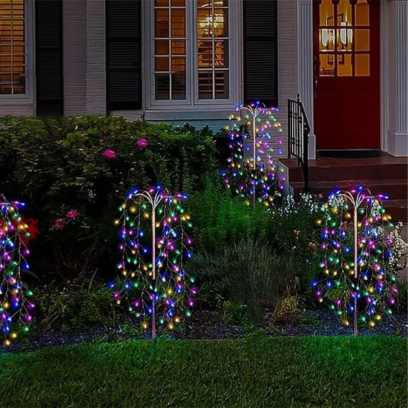 🔥🎆 50% RABATT! Solar-Bodenlampe „Feuerwerk“ – dekorativ, IP55 wetterfest & 8-10h Licht für Garten & Terrasse ✨☀️