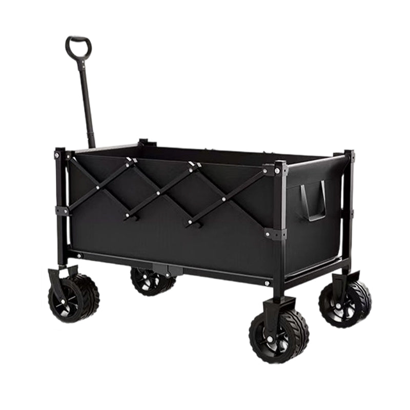 📢 50% RABATT! ⏰ Faltbarer Transportwagen mit Rädern – Robuster Stahlrahmen, 80 kg Traglast, für Strand, Camping & Garten