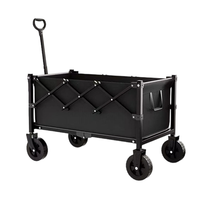 📢 50% RABATT! ⏰ Faltbarer Transportwagen mit Rädern – Robuster Stahlrahmen, 80 kg Traglast, für Strand, Camping & Garten