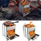 Klappbarer Camping-Grill für den Außenbereich