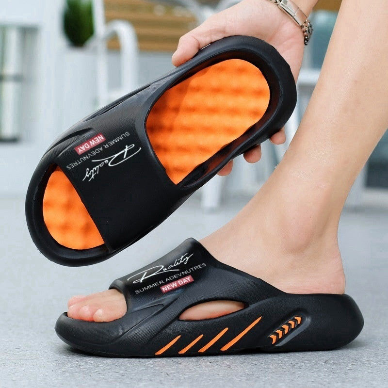 💥52% SPAREN 🦶Rutschfeste Cloud-Pantoletten für Herren mit dicker Sohle🌊Erfrischend und hautfreundlich