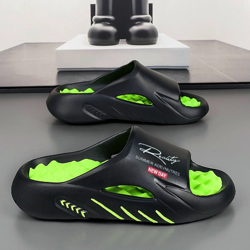 💥52% SPAREN 🦶Rutschfeste Cloud-Pantoletten für Herren mit dicker Sohle🌊Erfrischend und hautfreundlich