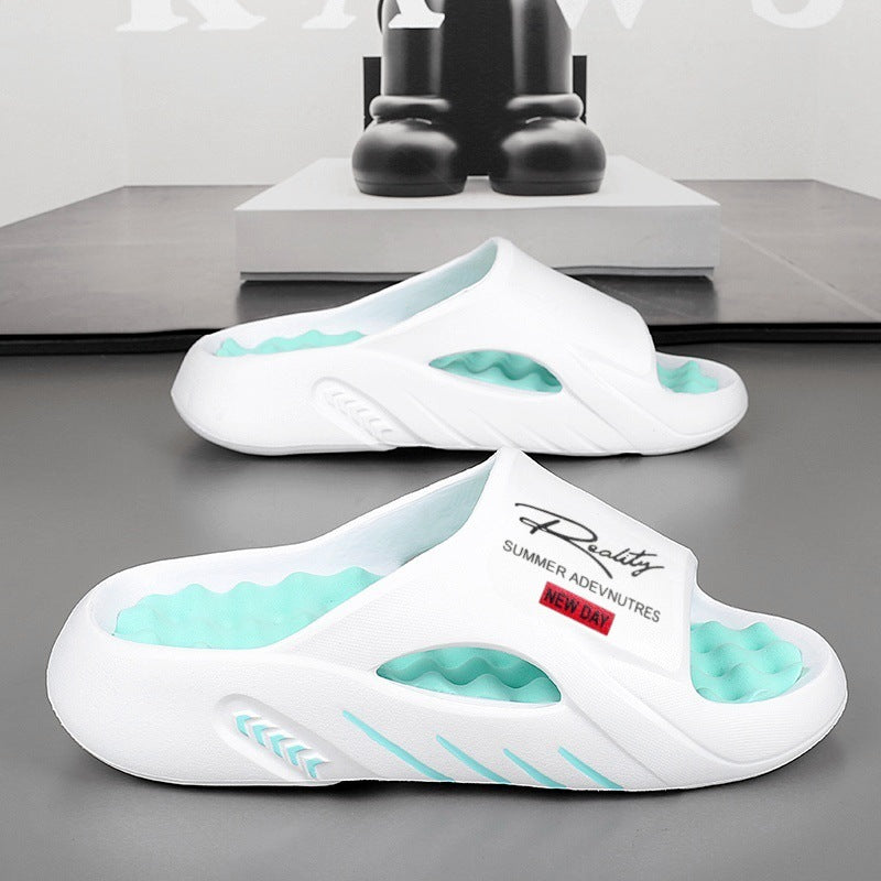 💥52% SPAREN 🦶Rutschfeste Cloud-Pantoletten für Herren mit dicker Sohle🌊Erfrischend und hautfreundlich