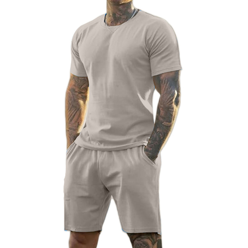 2-teiliges Set aus Sport-T-Shirt und Shorts für Herren