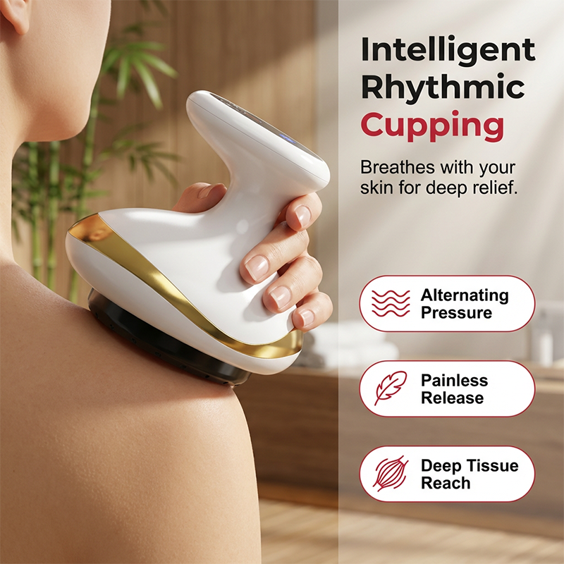 Intelligentes elektrisches Schröpf- und Gua-Sha-Massagegerät