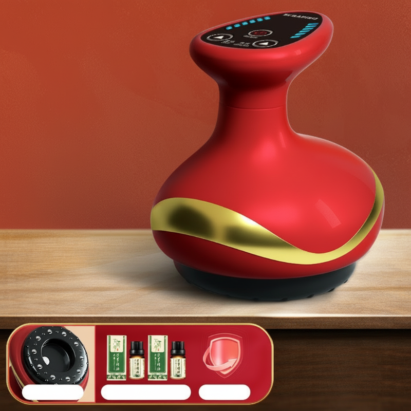 Intelligentes elektrisches Schröpf- und Gua-Sha-Massagegerät