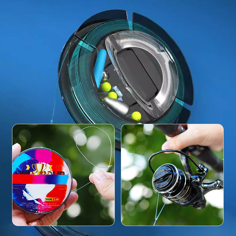 🔥🎁 2+1 GRATIS!! 🥳🐟 Angelschnurset mit automatischer Tiefensuche – Einfach & Schnell einsatzbereit! 🎣💨