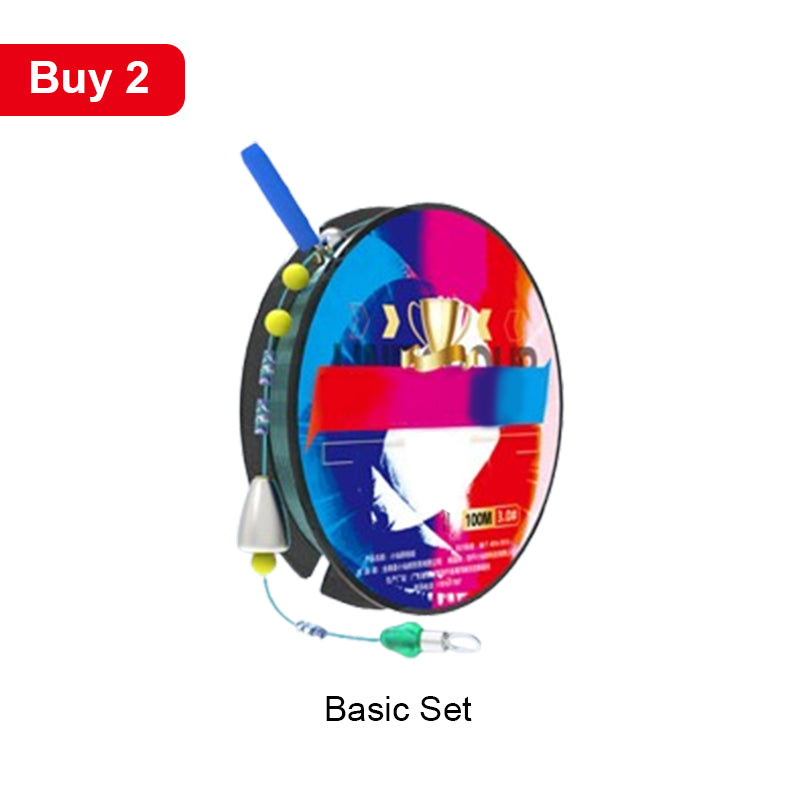 🔥🎁 2+1 GRATIS!! 🥳🐟 Angelschnurset mit automatischer Tiefensuche – Einfach & Schnell einsatzbereit! 🎣💨