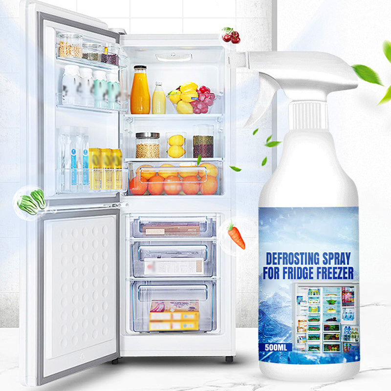 🧊2 KAUFEN UND 1 GRATIS ERHALTEN! ✨ Enteisungsspray für Kühl- und Gefrierschrank – Schnelle Eisentfernung mit umweltfreundlicher Formel für müheloses Reinigen 🌿❄️