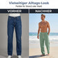 Lässige Jacquard-Strickhose für Herren
