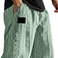 Lässige Jacquard-Strickhose für Herren