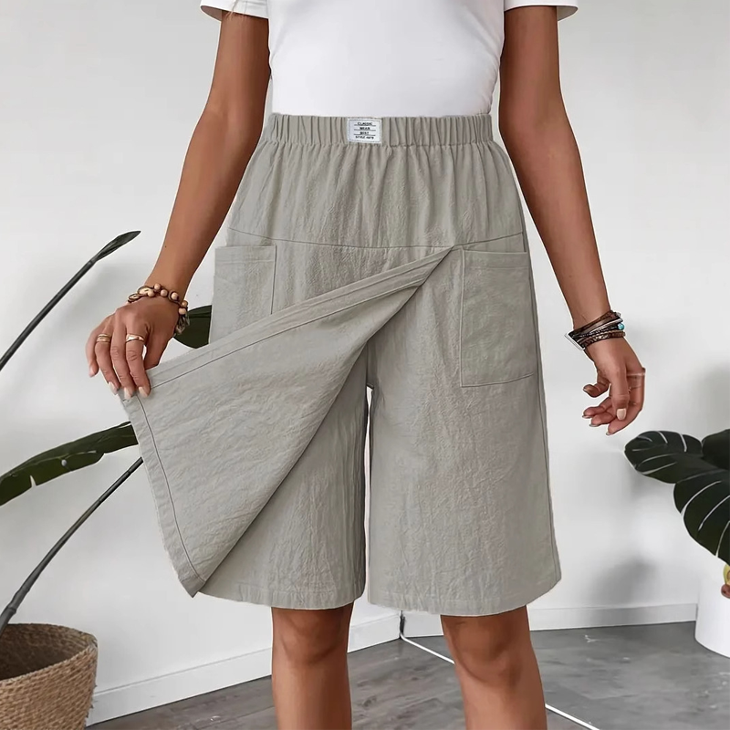 💃🔥 50% RABATT ⏰ Lässiger Wickelrock für Damen – elastischer Bund, bequem & feminin elegant ✨