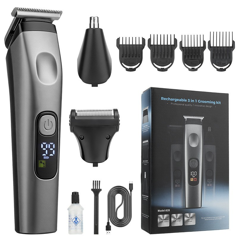 3-in-1-Elektropflegeset für Männer