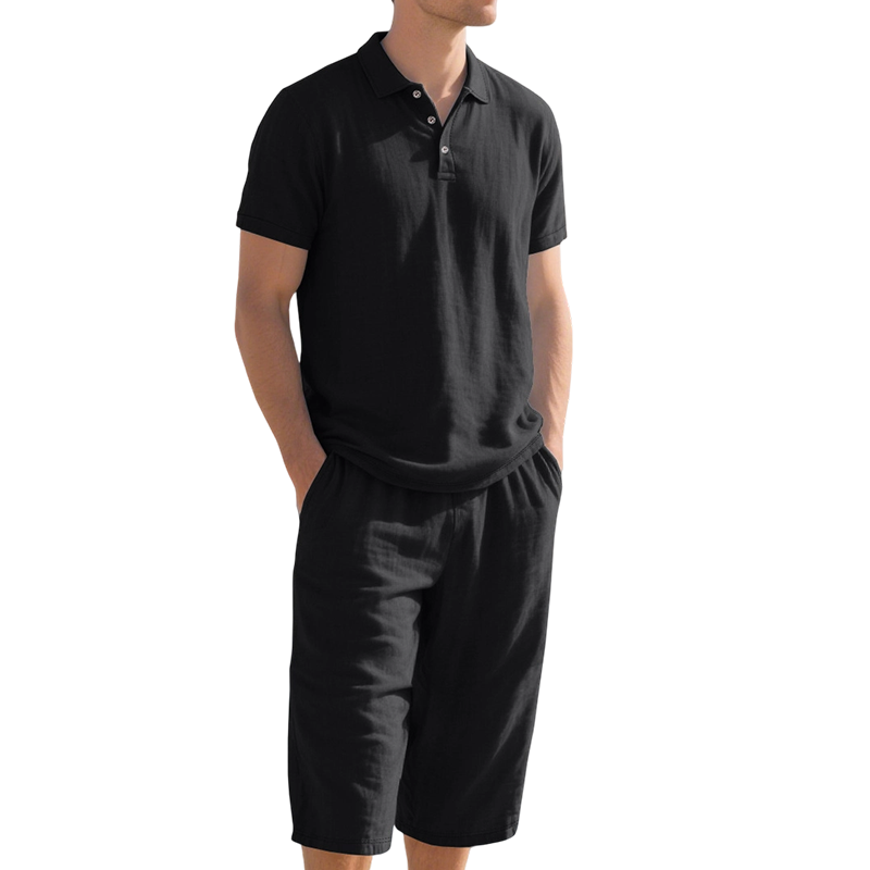 🔥👔 50% RABATT! Herren Leinen-Set – Hemd + Hose, luftig, bequem, vielseitig – ideal für Sommer, Büro & Freizeit. 🌿💨