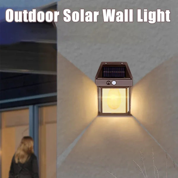Solar-Wolfram-Wandleuchte