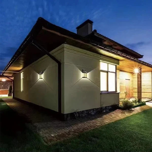 Solar-Wolfram-Wandleuchte
