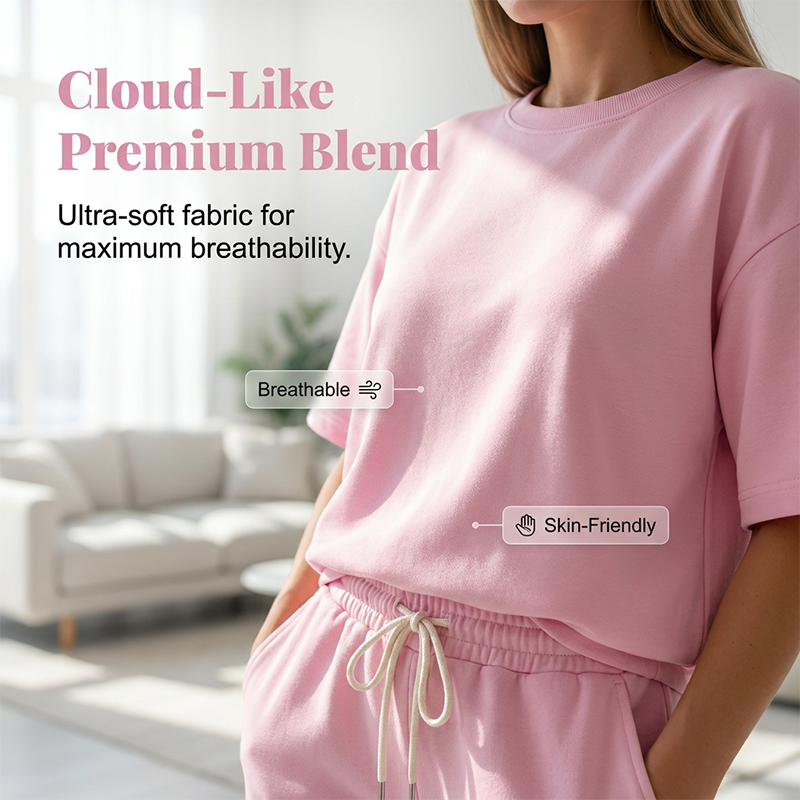 💥NEUER HEISSER SALE💥Lässiges Set aus kurzärmeligem Oberteil und Hose für Damen