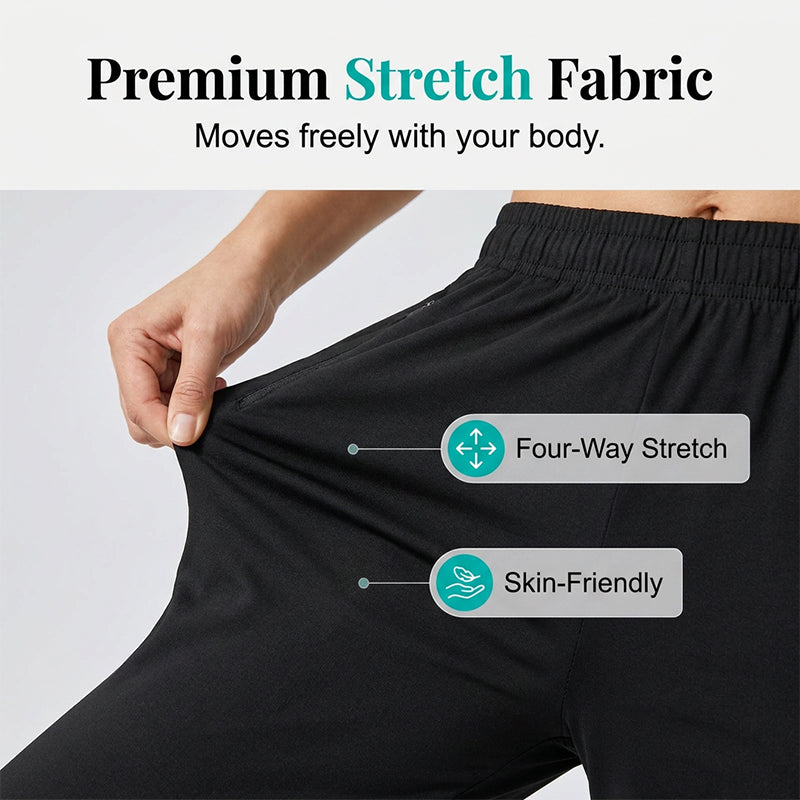 👖 50% RABATT! ⏰ Damen Capri-Hose – elastisch & schnelltrocknend – Leicht, atmungsaktiv & perfekt für Reisen, Sport oder den Alltag 🌸