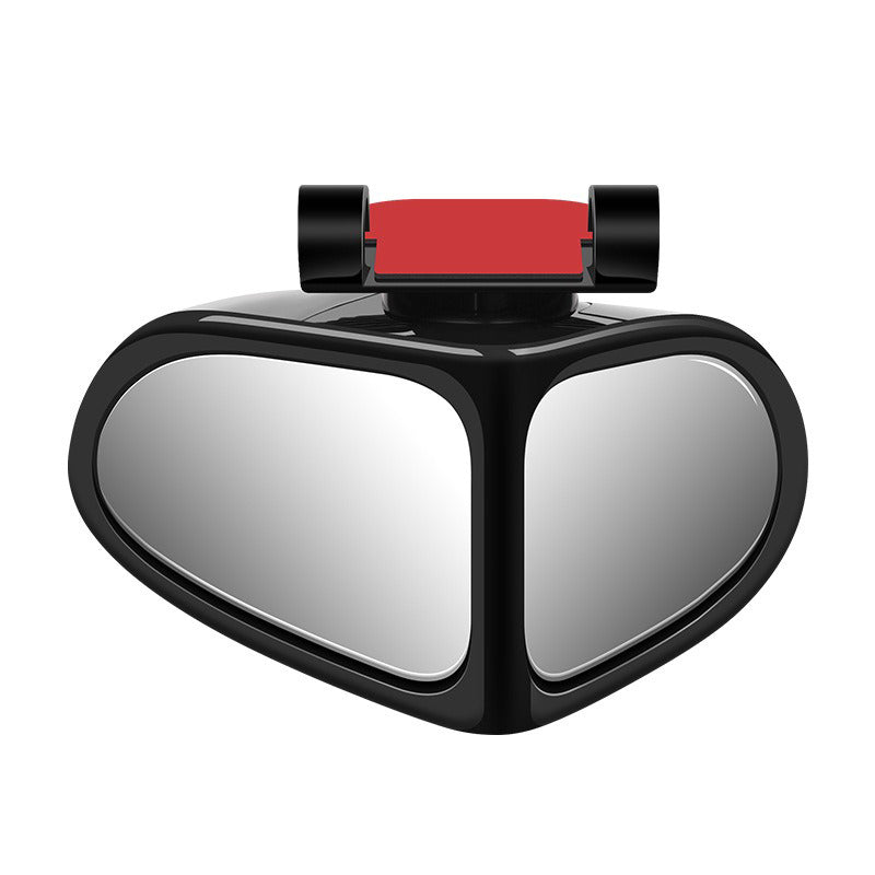 🚗 Doppel Spiegel für toten Winkel – 360° drehbar, HD Glas, wetterfester Kleber – simultane Sicht auf Vorder- & Hinterräder – für sicheres Parken & Spurwechsel