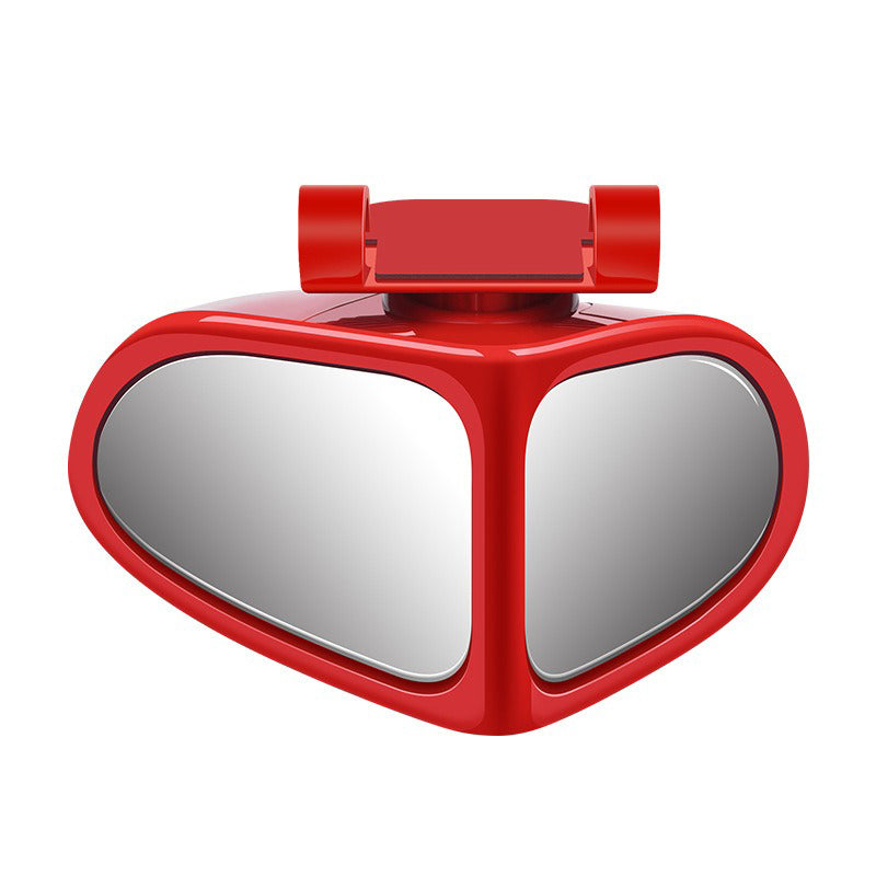 🚗 Doppel Spiegel für toten Winkel – 360° drehbar, HD Glas, wetterfester Kleber – simultane Sicht auf Vorder- & Hinterräder – für sicheres Parken & Spurwechsel