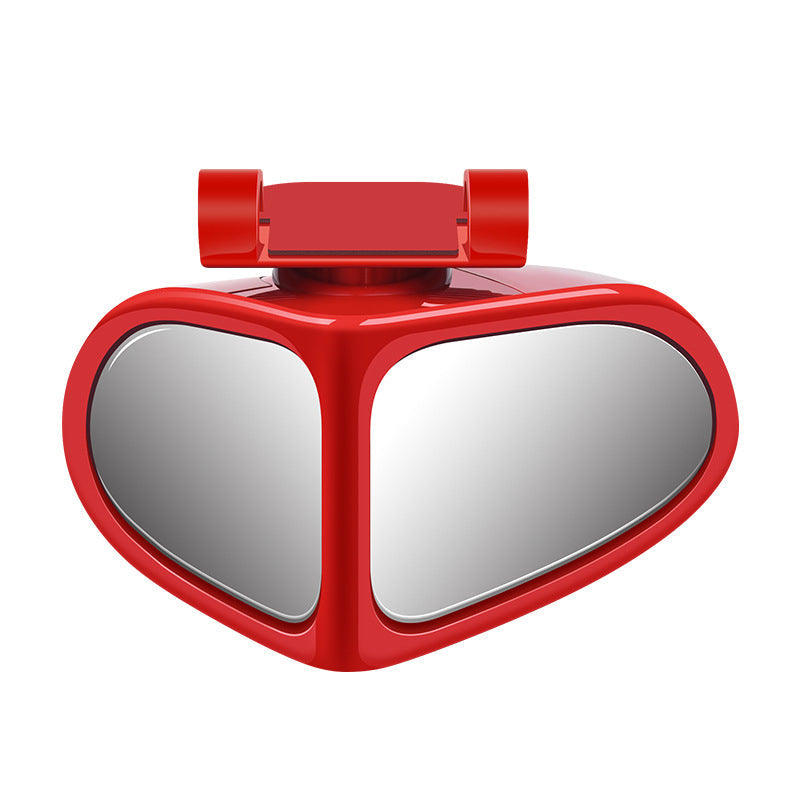 🚗 Doppel Spiegel für toten Winkel – 360° drehbar, HD Glas, wetterfester Kleber – simultane Sicht auf Vorder- & Hinterräder – für sicheres Parken & Spurwechsel