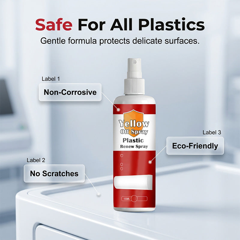 ✨ LIMITED-TIME 50% RABATT! ✨ Plastic Renew Anti-Gelb-Spray – Beseitigt Vergilbungen, Wiederherstellung ✨