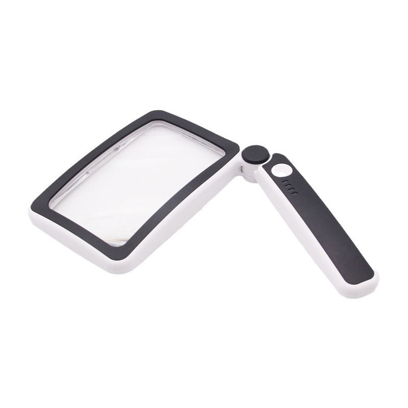 🔍 LED-Leselupe – 4-fache Vergrößerung, klappbar, für Menschen mit Sehbehinderung 👵✨