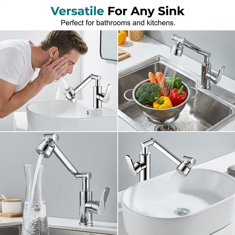 🚰 Mechanischer Armaturenkopf mit 360°-Drehung – flexibel, modern und benutzerfreundlich ✨
