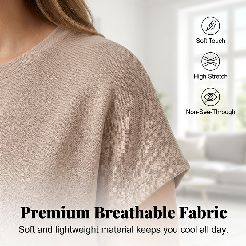 🌺Sommer-Aktion: 50 % Rabatt!💐 Lässiges Kurzarm-T-Shirt-Kleid für Damen
