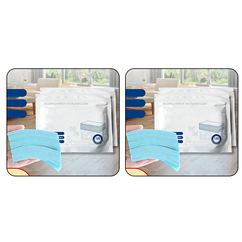 🥳SCHLUSSVERKAUF 2026🥳💞50 % RABATT | Über 50.000 verkauft! Wasserlösliche Bodenreinigungstücher, 120 Stück | Kein Abmessen, glänzende Böden