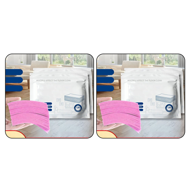 🥳SCHLUSSVERKAUF 2026🥳💞50 % RABATT | Über 50.000 verkauft! Wasserlösliche Bodenreinigungstücher, 120 Stück | Kein Abmessen, glänzende Böden