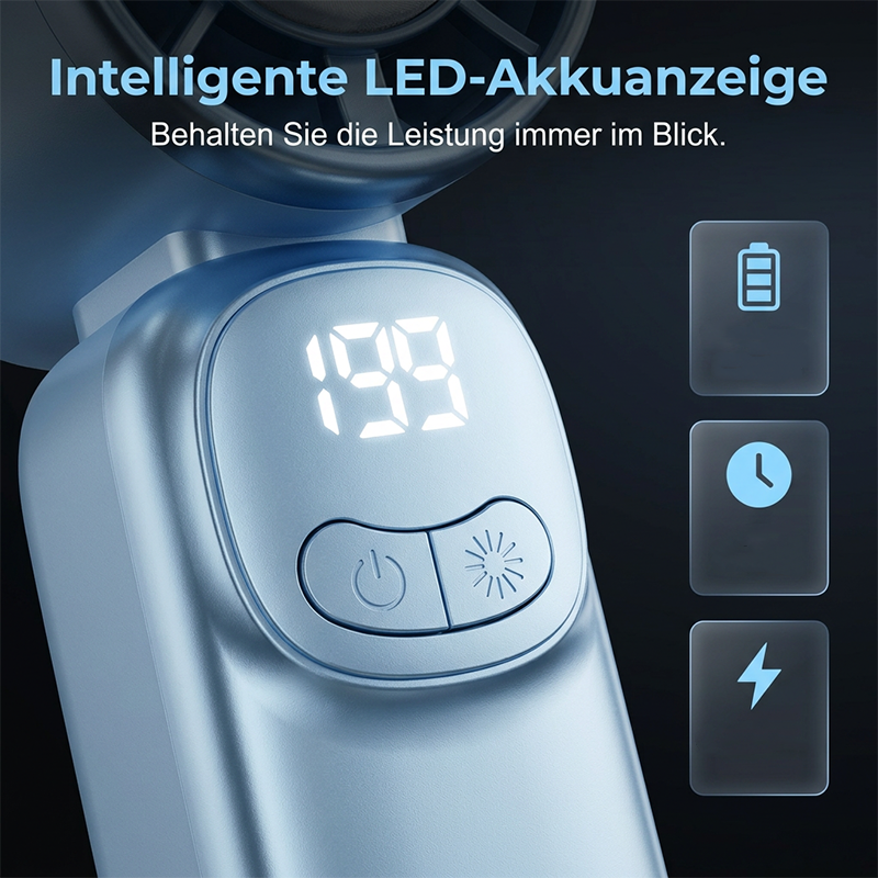 🌬️✨ 50% RABATT! Mini-Handventilator mit extralanger Akkulaufzeit – Kompakt, leise & perfekt für Reisen, Büro & heiße Tage 🔋