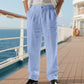 Herren Freizeithose mit lockerer, gerader Passform