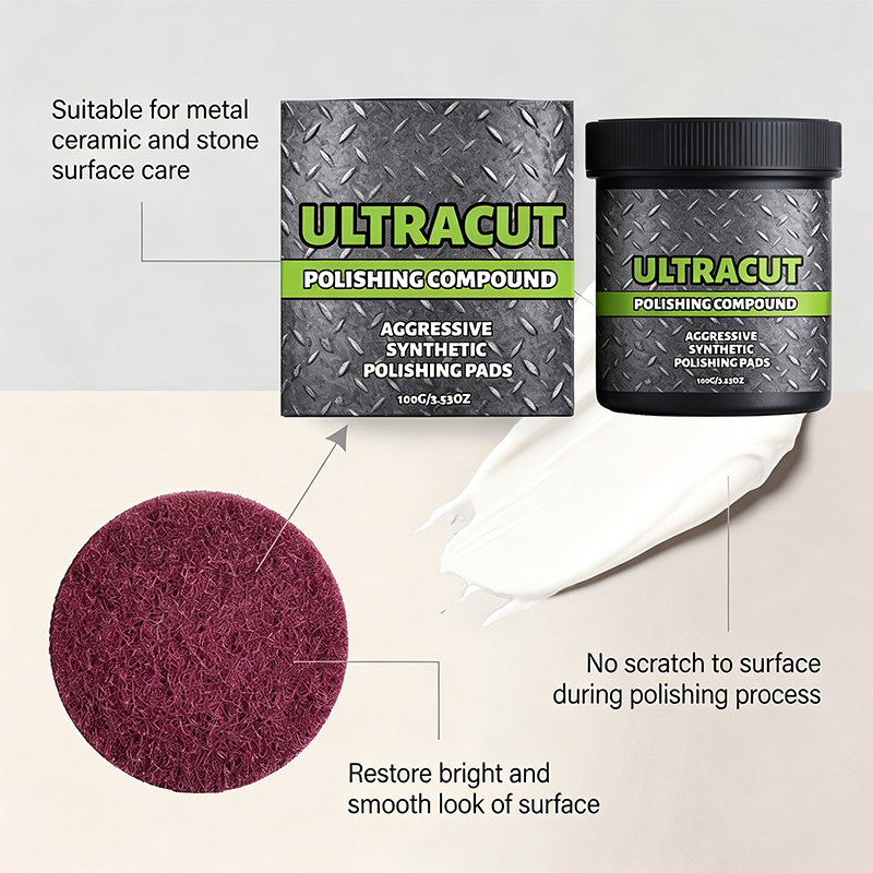 📢📢50 % Rabatt!!🥳 💞 50K+ VERKAUFT! ⚡✨ All-in-One Oberflächenpolitur mit Polierpad