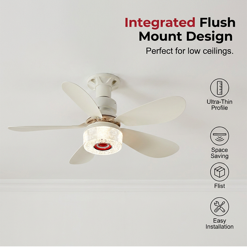 💡🔊 3-in-1 Deckenventilator mit Lampe & Bluetooth-Lautsprecher | Multifunktional & Praktisch