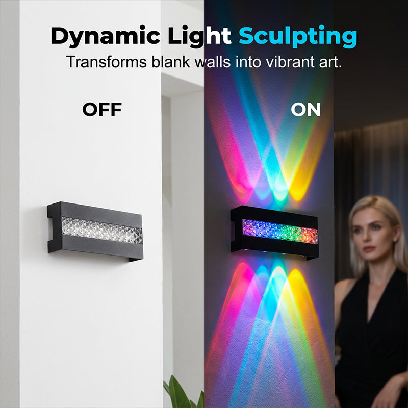 Moderne wasserdichte LED-Außenwandleuchte
