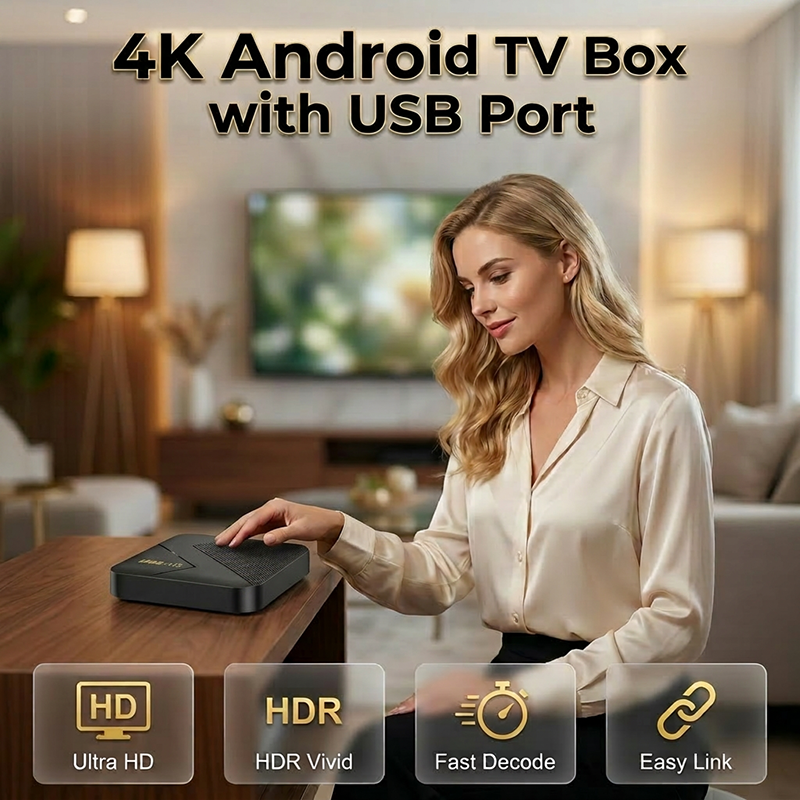 📹 BEFRISTET 50% RABATT! ✨Android-TV-Box mit Bluetooth