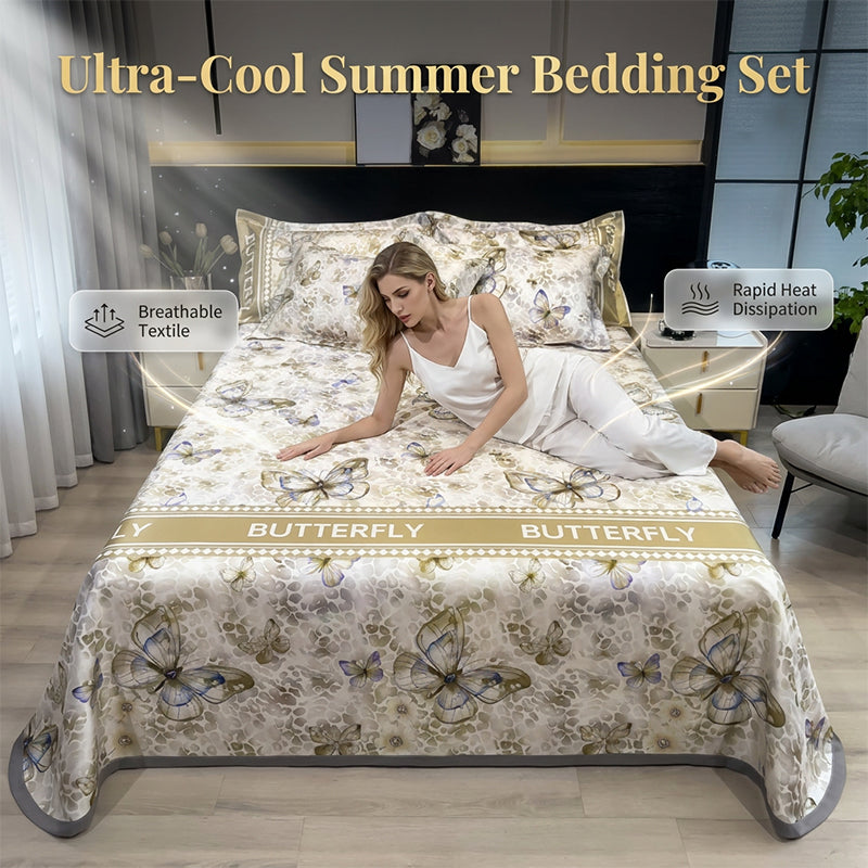 💎 50 % RABATT! 💎3-teiliges kühlendes Sommer-Bettwäsche-Set