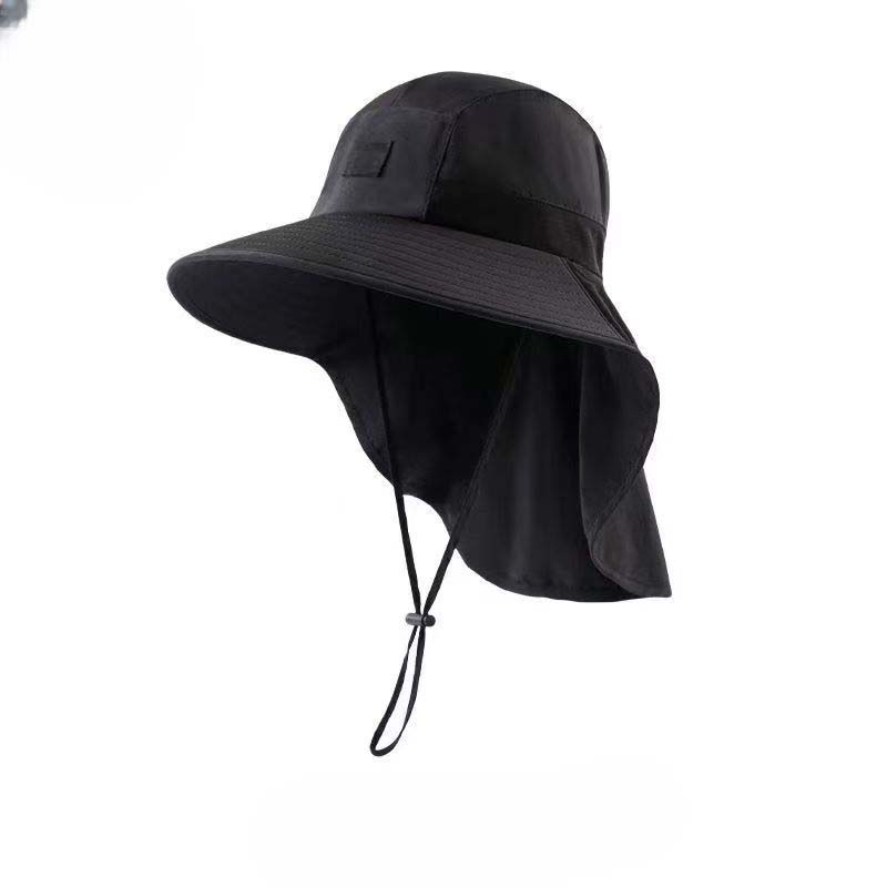 Sonnenhut mit breiter Krempe und Nackenschutz, Lichtschutzfaktor 50+