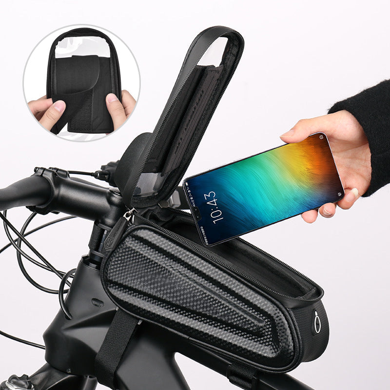 🚵Wasserdichte Fahrradtasche mit Handyhalterung