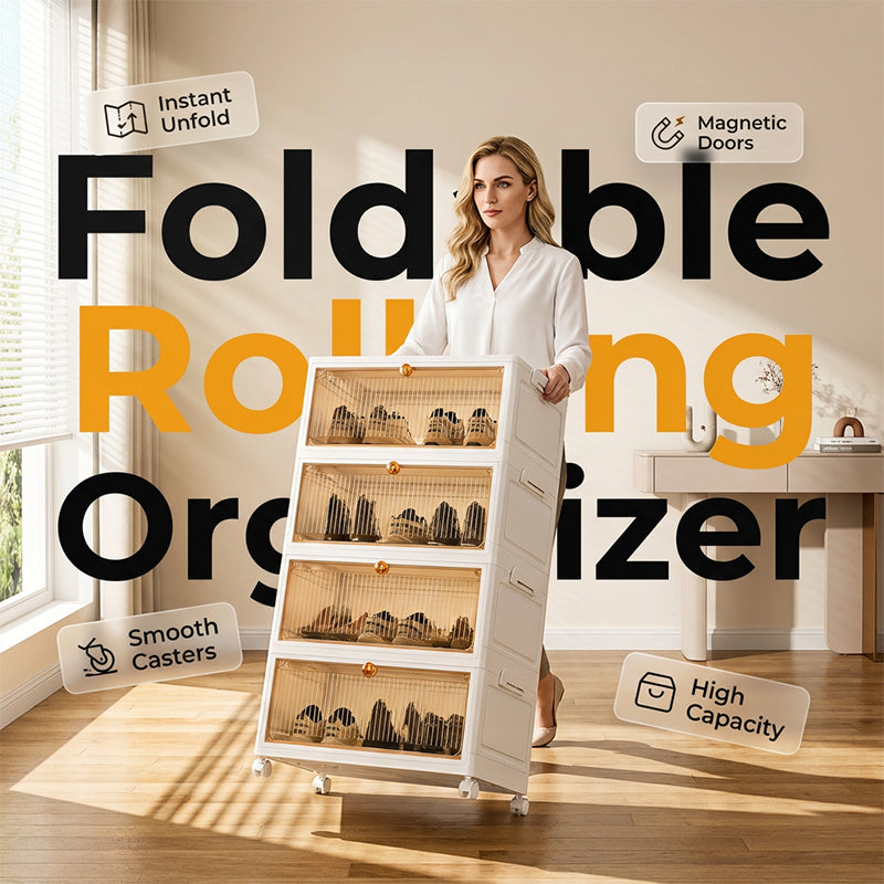 Installationsfreie faltbare Klarsicht-Aufbewahrungsboxen
