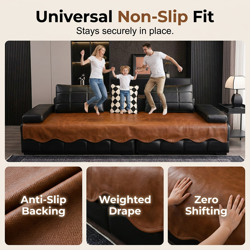 ⏰ Countdown läuft – 50% nur noch 3 Tage! Wasserabweisender Kunstleder-Sitzbezug für Sofas