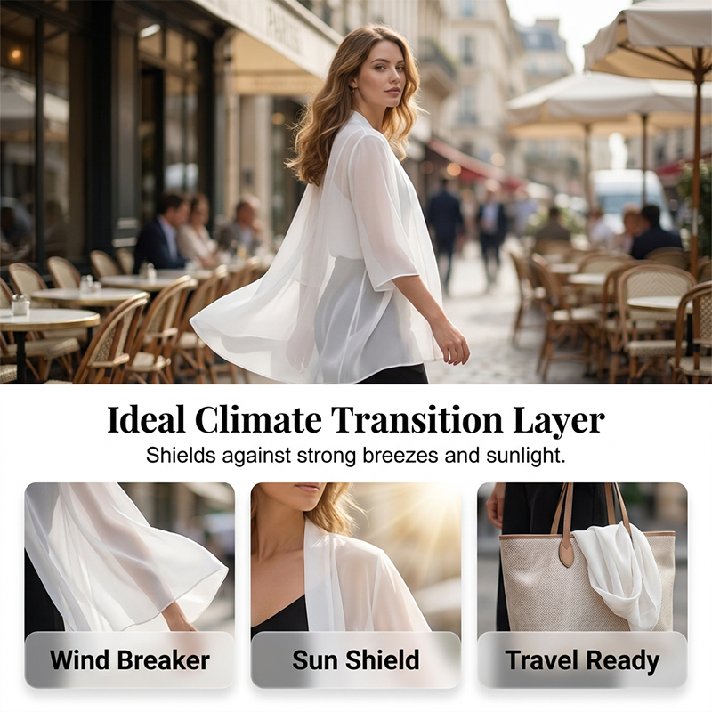 🌟 Leichte transparente offene Strickjacke – luftig, vielseitig & perfekt für Layering – ideal für warme Tage, Strand & Freizeit – femininer Look mit eleganter Transparenz