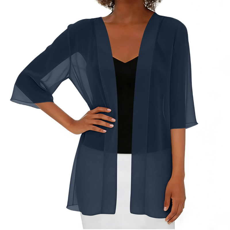 🌟 Leichte transparente offene Strickjacke – luftig, vielseitig & perfekt für Layering – ideal für warme Tage, Strand & Freizeit – femininer Look mit eleganter Transparenz