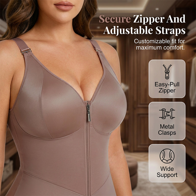 💕 50 % RABATT | Gezielte Bauchkontrolle & formende Unterstützung – Damen Shapewear Body mit Po-Lifting-Design