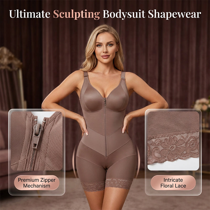 💕 50 % RABATT | Gezielte Bauchkontrolle & formende Unterstützung – Damen Shapewear Body mit Po-Lifting-Design
