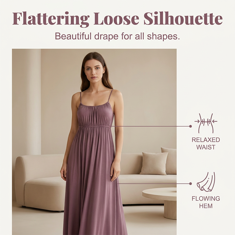 👗🔥 Damenkleid mit Spaghettiträgern & Kordelzug – vielseitig, leicht, figurschmeichelnd – perfekt für Sommer & Urlaub – jetzt -50 %! ☀️